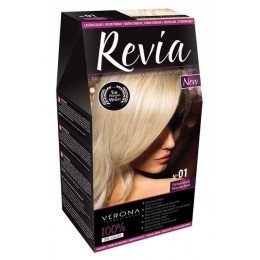TEINTURE REVIA N 01 PLATINUIM BLONDE TEINTURE REVIA N 01 PLATINUIM BLONDE