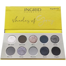 Palette d'ombres à paupière nuances de gris -15gr